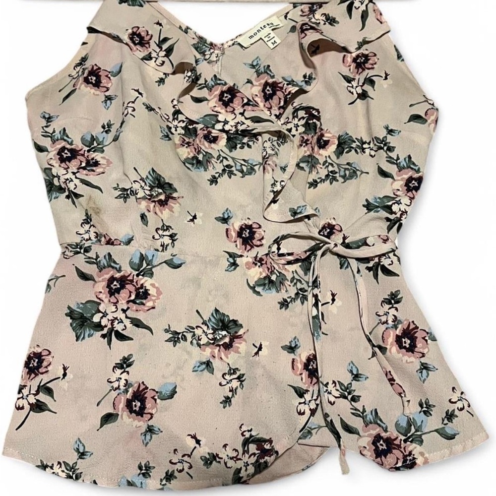 Floral Top - Cream
